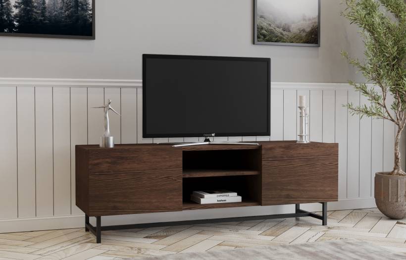 WOOD TV STANDI